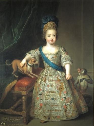 Circle of Pierre Gobert Portrait of Louis XV as a child China oil painting art